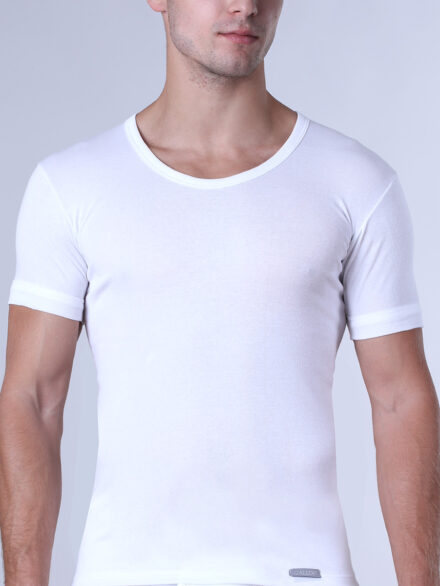T-SHIRT RIB ΚΜ-ΑΛ 100%Β 2/ΤEM