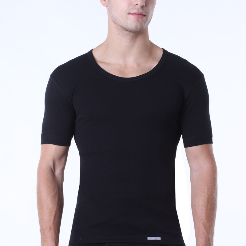 T-SHIRT RIB ΚΜ-ΑΛ 100%Β 2/ΤΑ - Image 5
