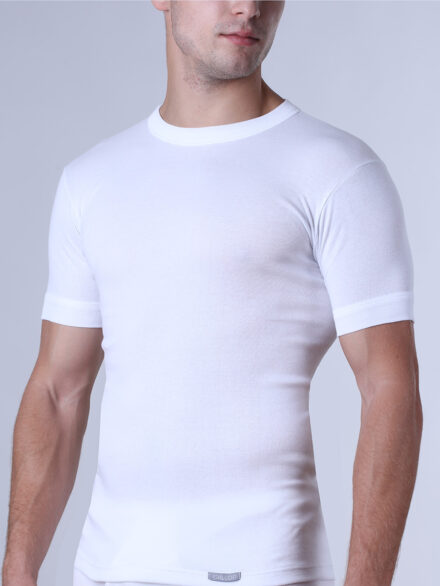 T-SHIRT RIB ΚΜ-ΚΛ 100%Β 2/ΤEMχ